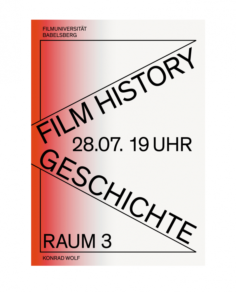 Filmuniversität Branding Proposal Plakat Filmgeschichte – Uthmöller und Partner