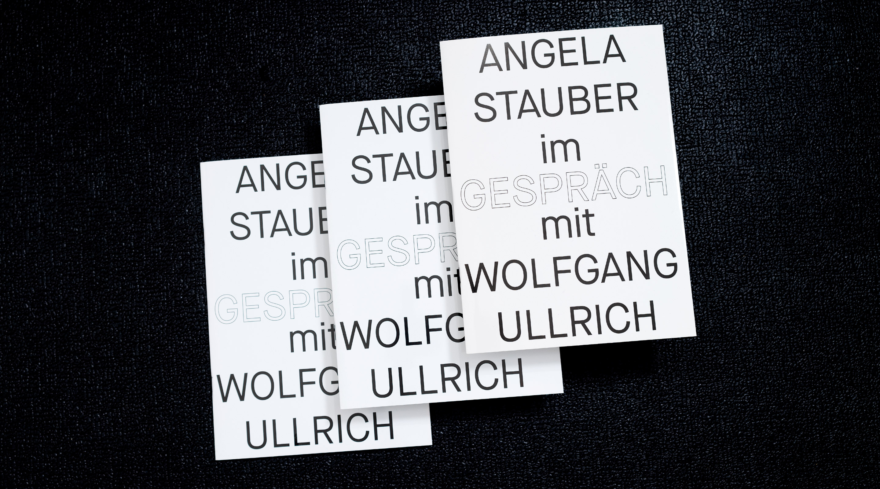 Angela Stauber Cover Gespraech mit Wolfgang Ulrich