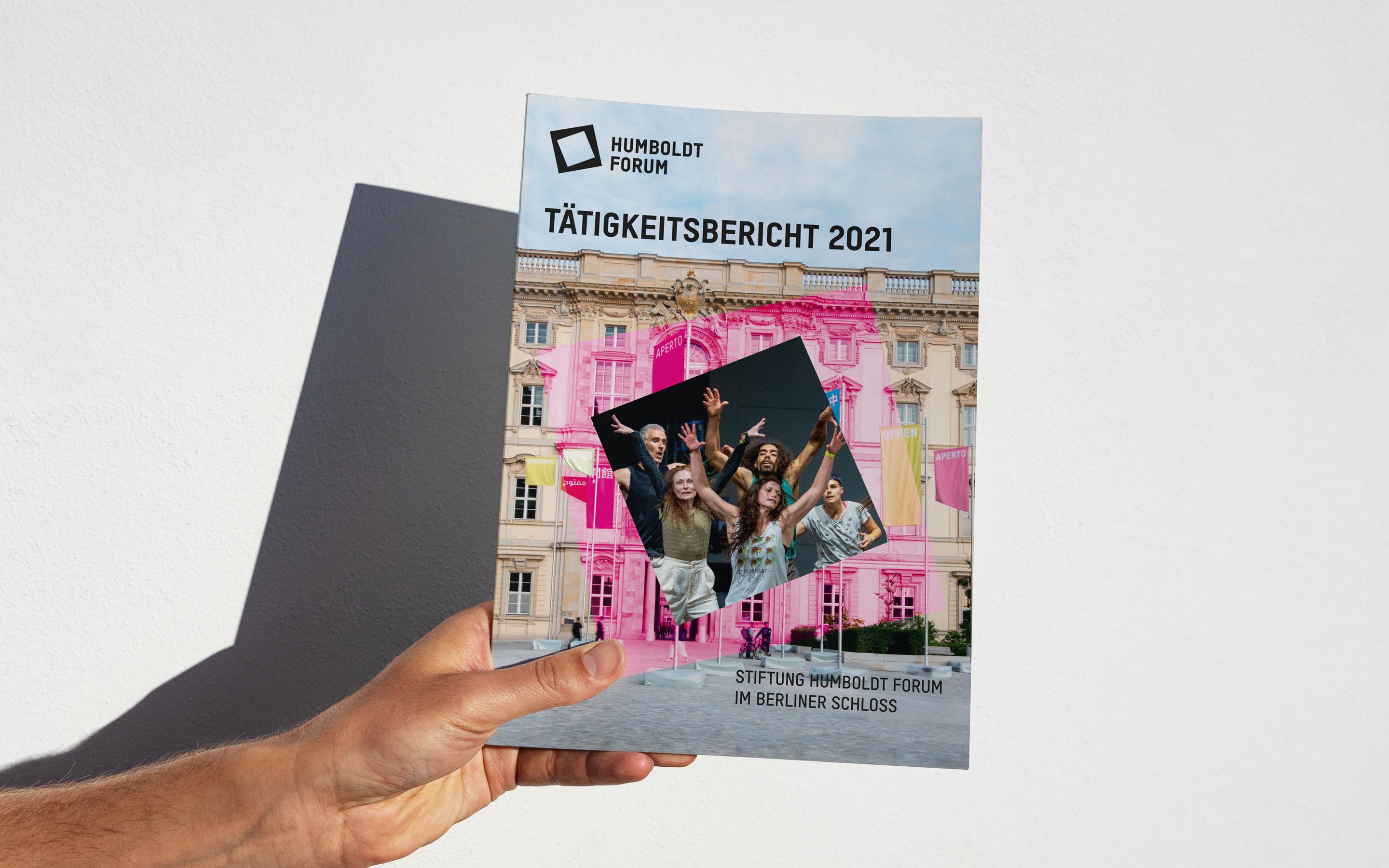 Cover Tätigkeitsbericht Stiftung Humboldt Forum Uthmoeller und Partner